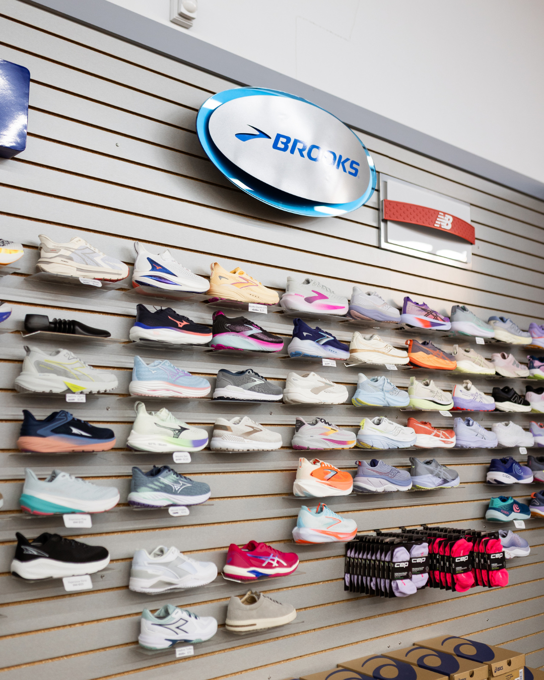 Customers at Achilles Running Shop