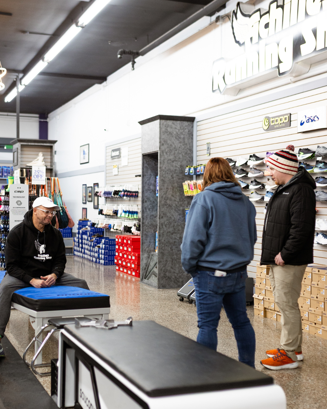 Achilles Running Shop shoe fitting