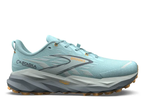 Brooks Women's Cascadia 19 Clearwater/Primer Grey/Apricot (437)