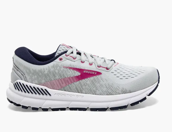 Brooks Women's Addiction GTS 15 Oyster/Peacoat/Lilac Rose