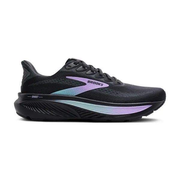 Brooks Women's Ghost 17 Grey/Clearwater/Purple (081)
