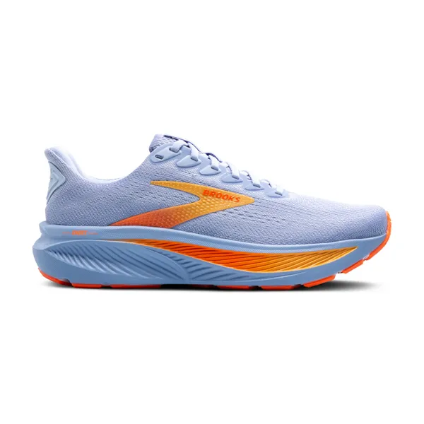 Brooks Women's Ghost 17 Blue Heron/White/Orange (443)